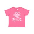 thumbnail image 1 of Inktastic Mema and Papa Love Me Boys or Girls Baby T-Shirt, 1 of 5
