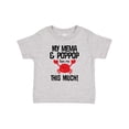 thumbnail image 1 of Inktastic Mema and Pop Pop Love Me Grandson Boys or Girls Baby T-Shirt, 1 of 5