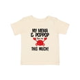 thumbnail image 1 of Inktastic Mema and Pop Pop Love Me Grandson Boys or Girls Baby T-Shirt, 1 of 5