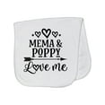 thumbnail image 1 of Inktastic Mema and Poppy Love Me Baby Burp Cloth, 1 of 3