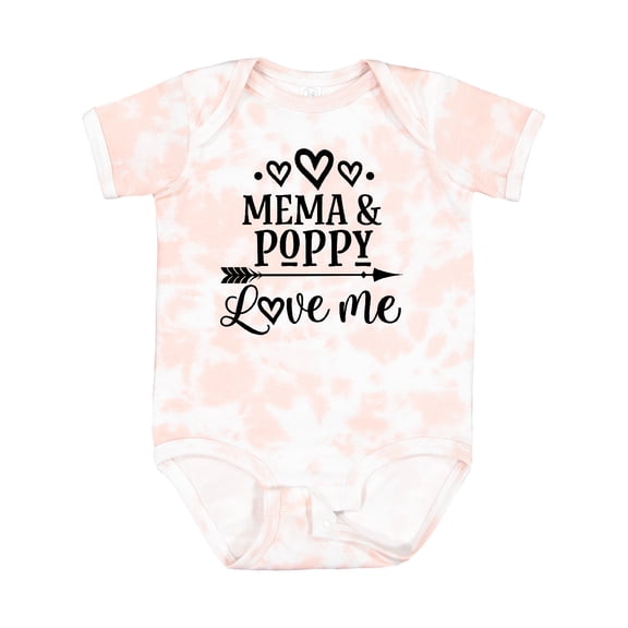 Inktastic Mema and Poppy Love Me Girls Baby Bodysuit