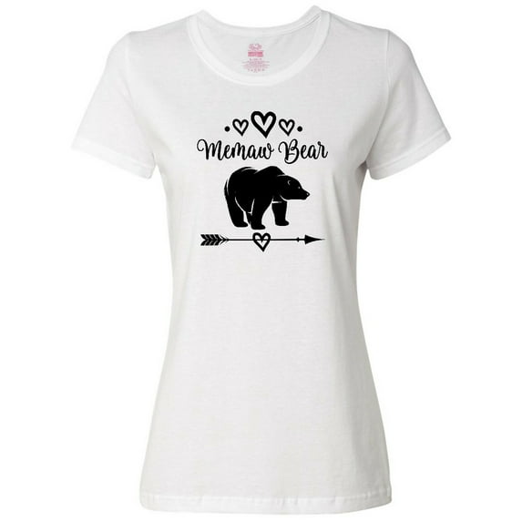 Inktastic Memaw Bear Grandmother Women's T-Shirt