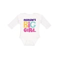 thumbnail image 1 of Inktastic Memaw Big Girl Girls Long Sleeve Baby Bodysuit, 1 of 5