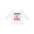 thumbnail image 1 of Inktastic Memaw Big Girl Girls Long Sleeve Toddler T-Shirt, 1 of 5