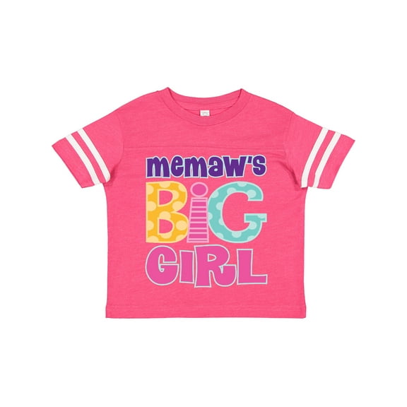 Inktastic Memaw Big Girl Girls Toddler T-Shirt