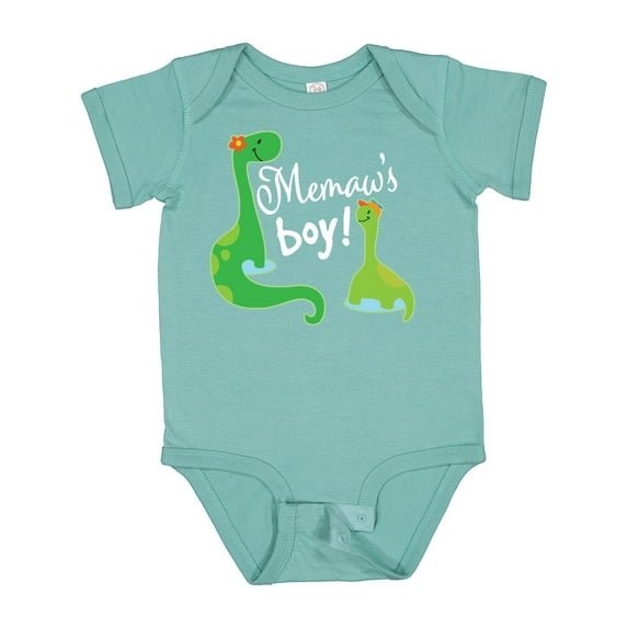 Inktastic Memaw Boy Grandson Dinosaur Boys Baby Bodysuit