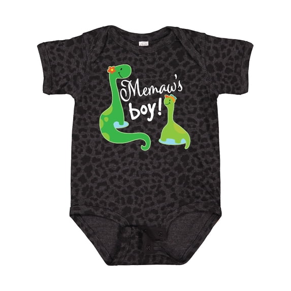 Inktastic Memaw Boy Grandson Dinosaur Boys Baby Bodysuit