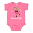thumbnail image 1 of Inktastic Memaw Girl Ballerina Monkey Girls Baby Bodysuit, 1 of 5