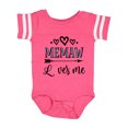 thumbnail image 1 of Inktastic Memaw Grandma Loves Me Girls Baby Bodysuit, 1 of 5