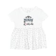 thumbnail image 1 of Inktastic Memaw Grandma Loves Me Girls Baby Dress, 1 of 5