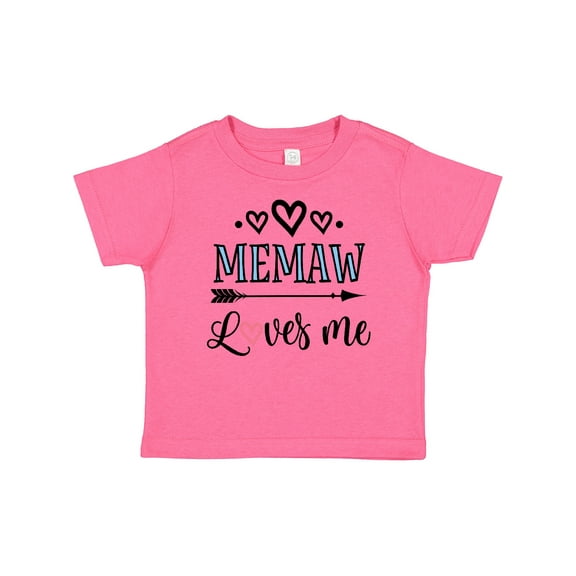 Inktastic Memaw Grandma Loves Me Girls Baby T-Shirt