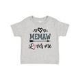 thumbnail image 1 of Inktastic Memaw Grandma Loves Me Girls Baby T-Shirt, 1 of 5