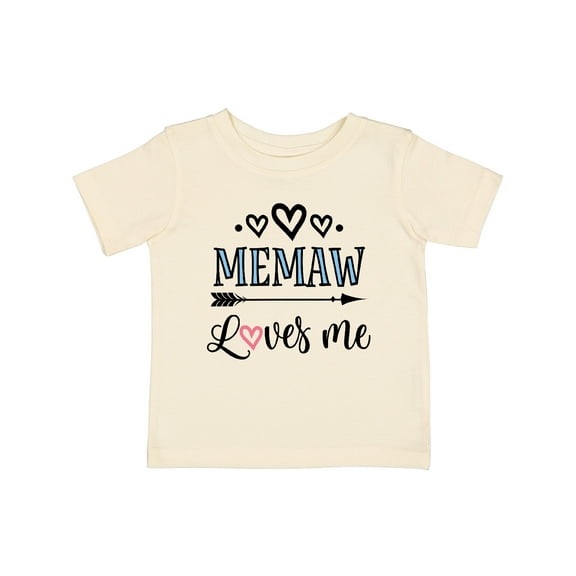 Inktastic Memaw Grandma Loves Me Girls Baby T-Shirt