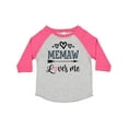 thumbnail image 1 of Inktastic Memaw Grandma Loves Me Girls Toddler T-Shirt, 1 of 5