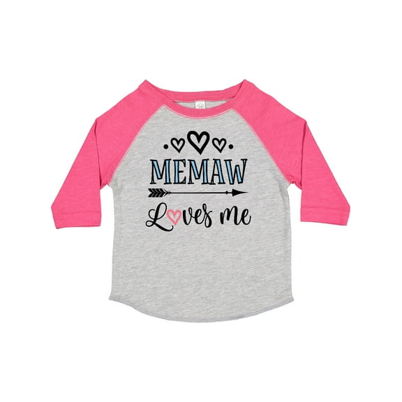 Inktastic Memaw Grandma Loves Me Girls Toddler T-Shirt