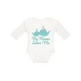 thumbnail image 1 of Inktastic Memaw Loves Me Grandchild Whale Boys or Girls Long Sleeve Baby Bodysuit, 1 of 5