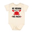 thumbnail image 1 of Inktastic Memaw Loves Me Grandson Boys or Girls Baby Bodysuit, 1 of 5