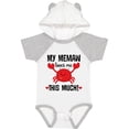 thumbnail image 1 of Inktastic Memaw Loves Me Grandson Boys or Girls Baby Bodysuit, 1 of 5