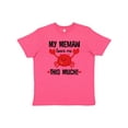 thumbnail image 1 of Inktastic Memaw Loves Me Grandson Gift Youth T-Shirt, 1 of 5