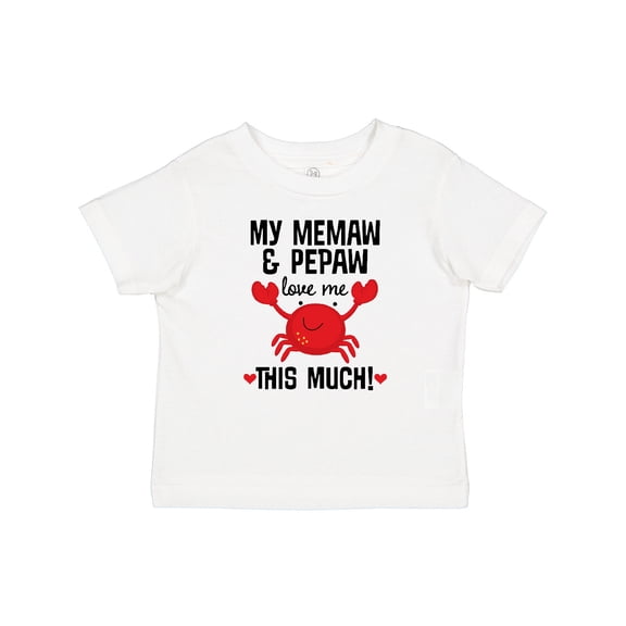 Inktastic Memaw and Pepaw Love Me Boys or Girls Baby T-Shirt