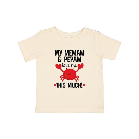 Inktastic Memaw and Pepaw Love Me Boys or Girls Baby T-Shirt