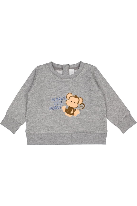 Memaw's Little Monkey Baby Sweatshirt