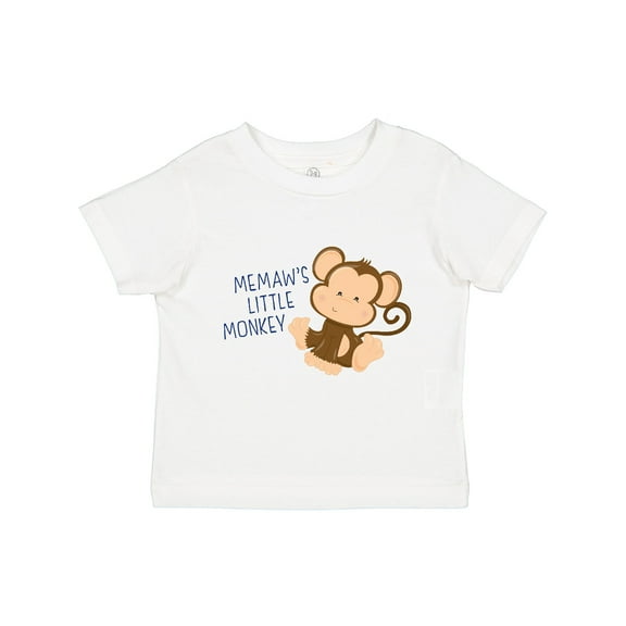 Inktastic Memaw's Little Monkey Boys or Girls Toddler T-Shirt