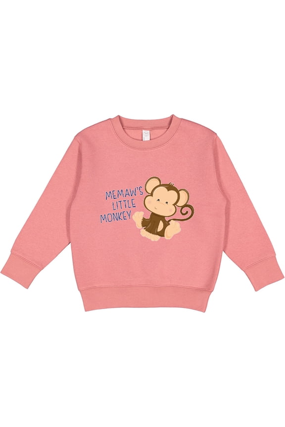 Memaw's Little Monkey Toddler Sweatshirt