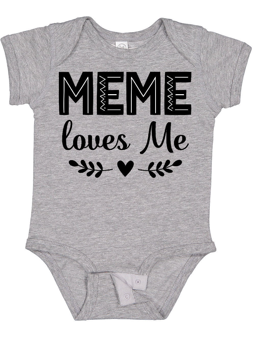 Inktastic Meme Loves Me Baby Clothes Girls Baby Bodysuit