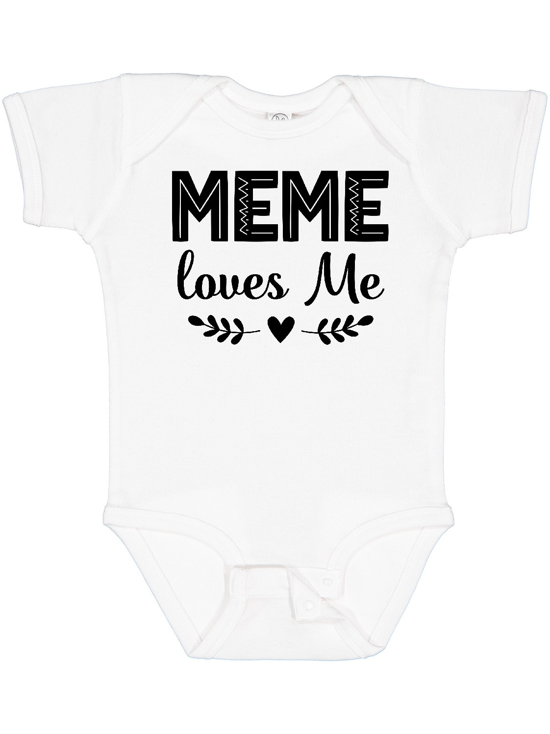 Inktastic Meme Loves Me Baby Clothes Girls Baby Bodysuit