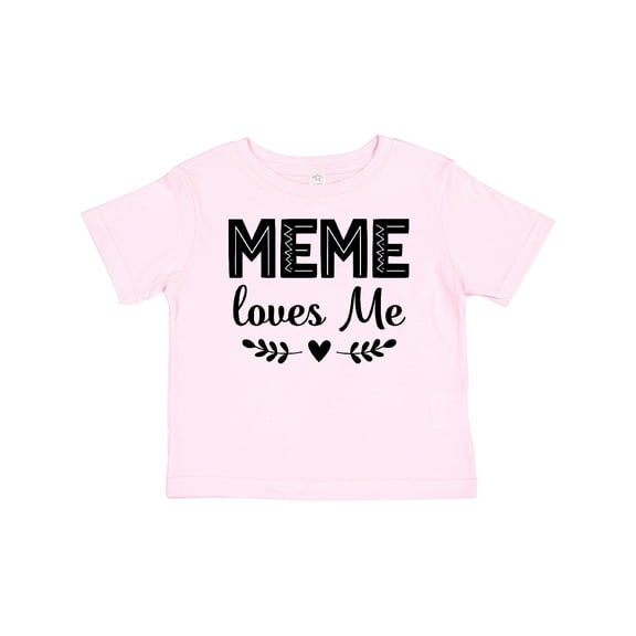Inktastic Meme Loves Me Baby Clothes Girls Baby T-Shirt
