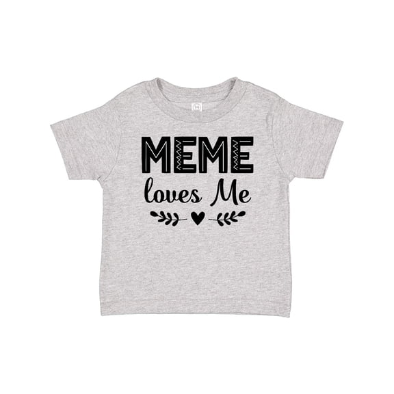 Inktastic Meme Loves Me Baby Clothes Girls Baby T-Shirt