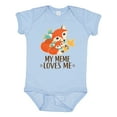 thumbnail image 1 of Inktastic Meme Loves Me Grandchild Fox Boys or Girls Baby Bodysuit, 1 of 5