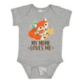 thumbnail image 1 of Inktastic Meme Loves Me Grandchild Fox Boys or Girls Baby Bodysuit, 1 of 5