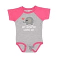 thumbnail image 1 of Inktastic Memere Grandma Loves Me Boys or Girls Baby Bodysuit, 1 of 5