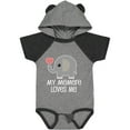 thumbnail image 1 of Inktastic Memere Grandma Loves Me Boys or Girls Baby Bodysuit, 1 of 5