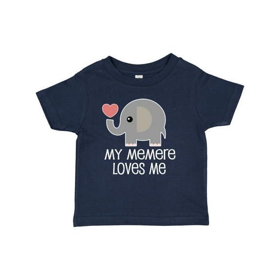 Inktastic Memere Grandma Loves Me Boys or Girls Baby T-Shirt