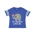 thumbnail image 1 of Inktastic Memere Grandma Loves Me Boys or Girls Toddler T-Shirt, 1 of 5