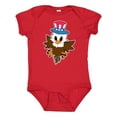 thumbnail image 1 of Inktastic Memorial Day Baby Eagle with Patriotic Hat Boys or Girls Baby Bodysuit, 1 of 5