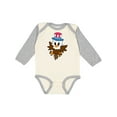 thumbnail image 1 of Inktastic Memorial Day Baby Eagle with Patriotic Hat Boys or Girls Long Sleeve Baby Bodysuit, 1 of 5