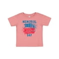 thumbnail image 1 of Inktastic Memorial Day Distressed American Flag with Fireworks Boys or Girls Baby T-Shirt, 1 of 5