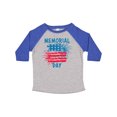 thumbnail image 1 of Inktastic Memorial Day Distressed American Flag with Fireworks Boys or Girls Toddler T-Shirt, 1 of 5
