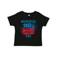 thumbnail image 1 of Inktastic Memorial Day Distressed American Flag with Fireworks Boys or Girls Toddler T-Shirt, 1 of 5