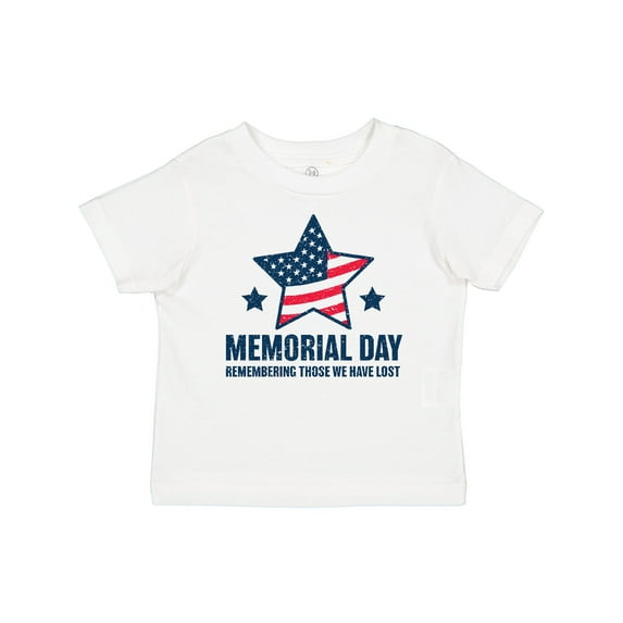 Inktastic Memorial Day Grunge Remembering Those We Have Lost Boys or Girls Baby T-Shirt