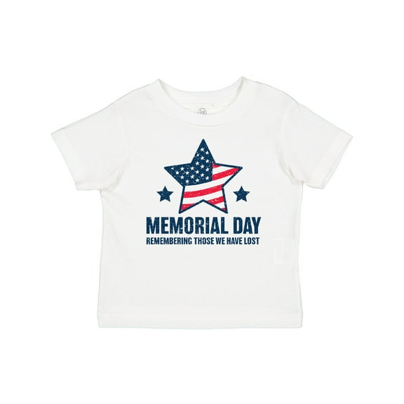 Inktastic Memorial Day Grunge Remembering Those We Have Lost Boys or Girls Baby T-Shirt