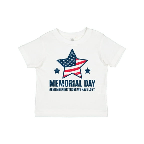 Inktastic Memorial Day Grunge Remembering Those We Have Lost Boys or Girls Toddler T-Shirt