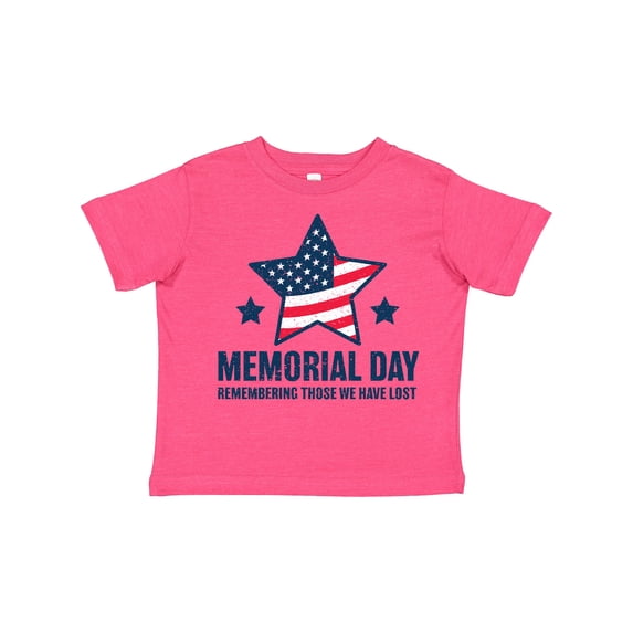 Inktastic Memorial Day Grunge Remembering Those We Have Lost Boys or Girls Toddler T-Shirt