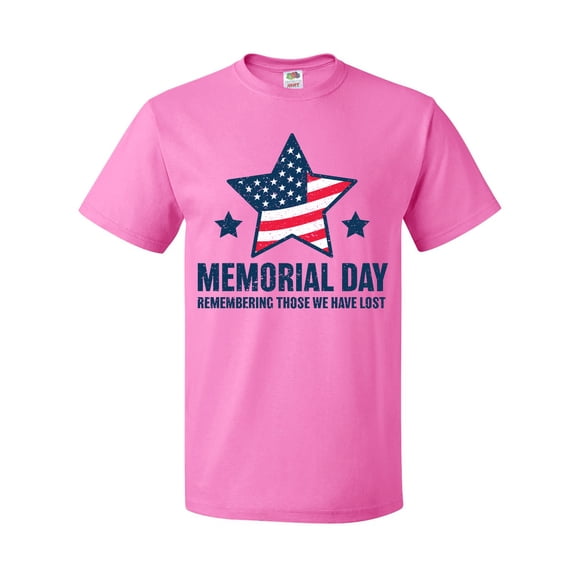 Inktastic Memorial Day Grunge Remembering Those We Have Lost T-Shirt