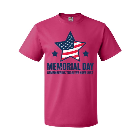 Inktastic Memorial Day Grunge Remembering Those We Have Lost T-Shirt