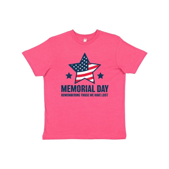 Inktastic Memorial Day Grunge Remembering Those We Have Lost Youth T-Shirt